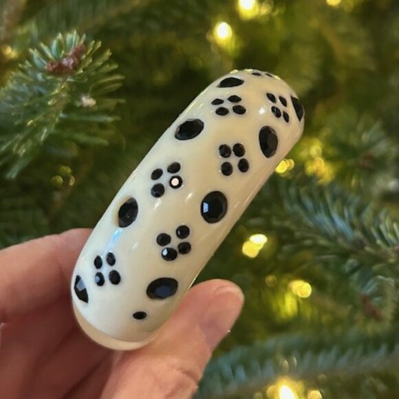 VTG WEISS Rhinestone Thermoset Hinged BRACELET - Picture 1 of 9